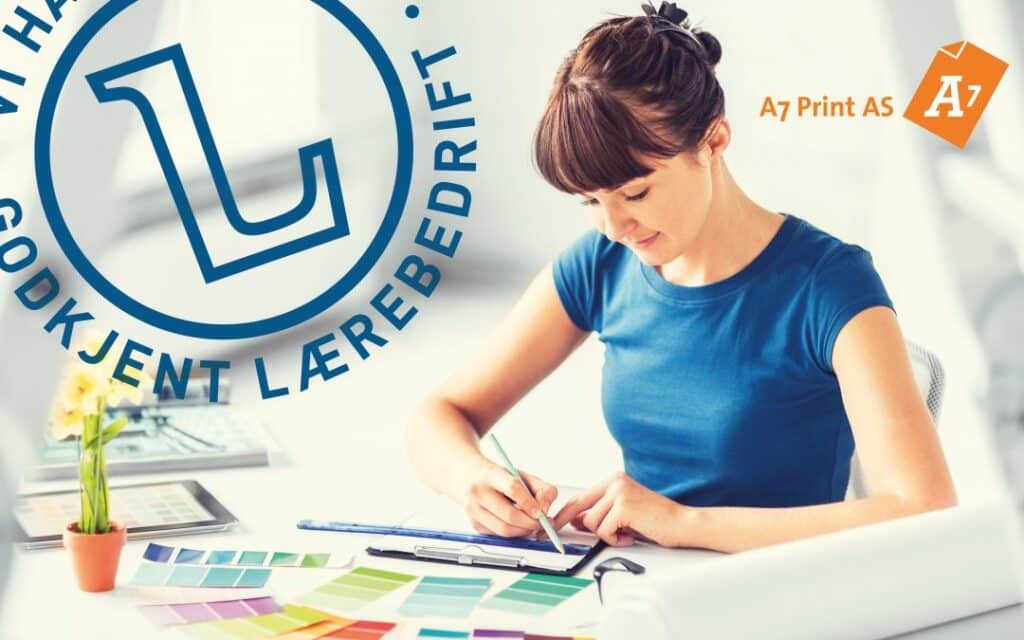 A7 print er en Godkjent Lærebedrift