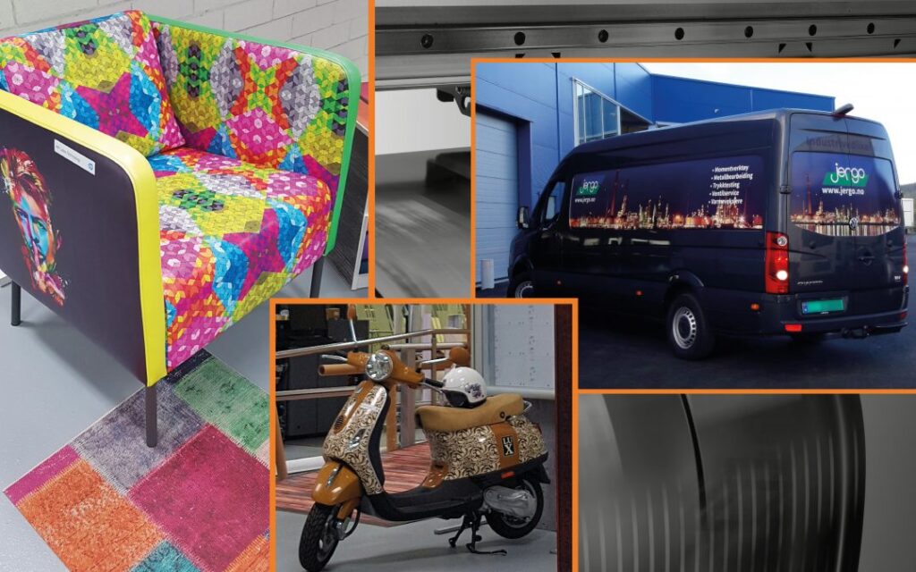 Eksempler på latex printing