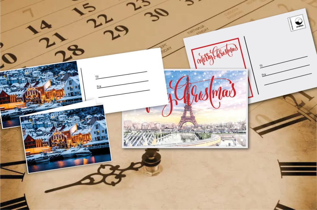 julekort og kalendere