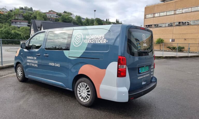 Bildekor Helfoliering Nordnes verksteder